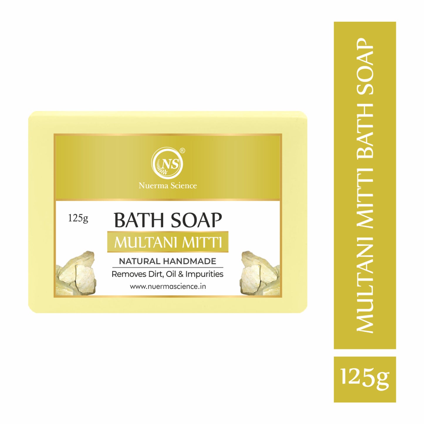 Nuerma Science Natural Multani Mitti Handmade Bath Soap