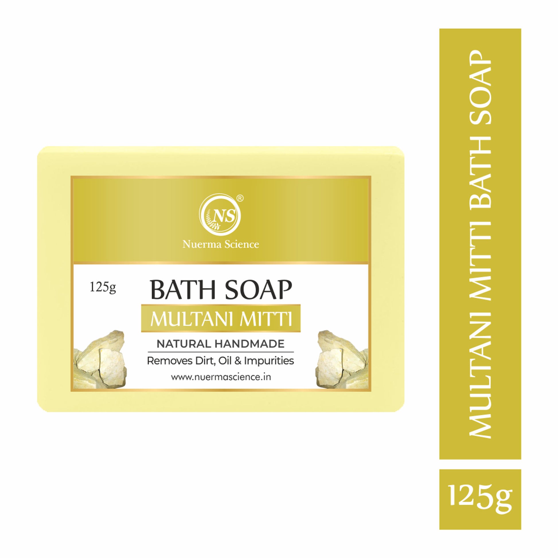 Nuerma Science Natural Multani Mitti Handmade Bath Soap