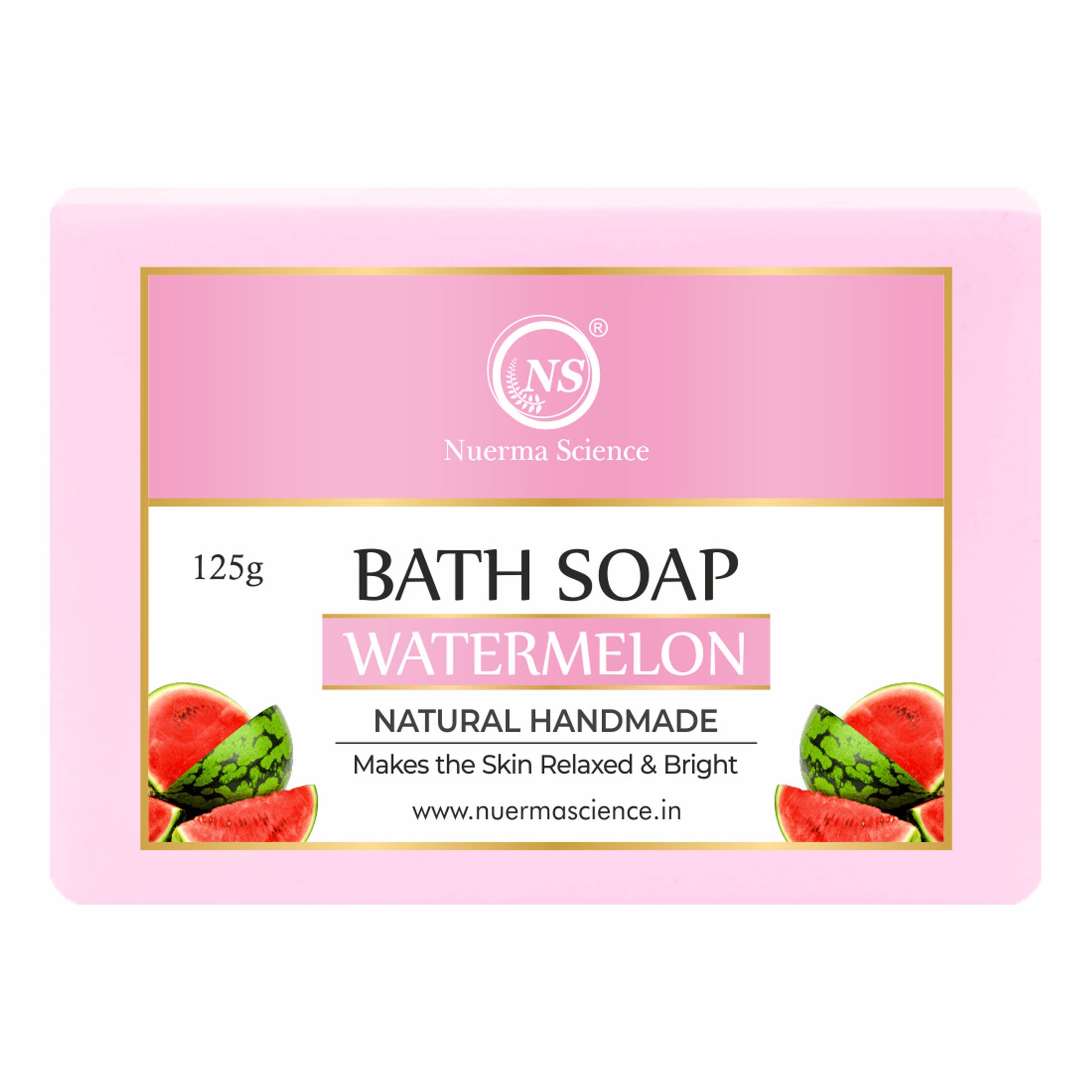 Nuerma Science Natural Watermelon Handmade Bath Soap