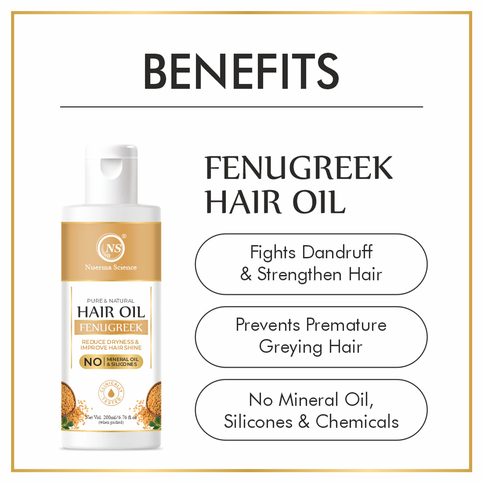 Nuerma Science Fenugreek Hair Oil
