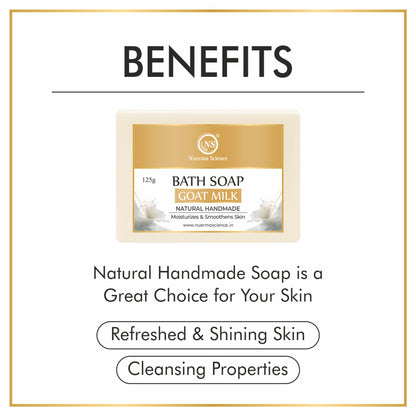 Nuerma Science Natural Goat Milk Handmade Bath Soap