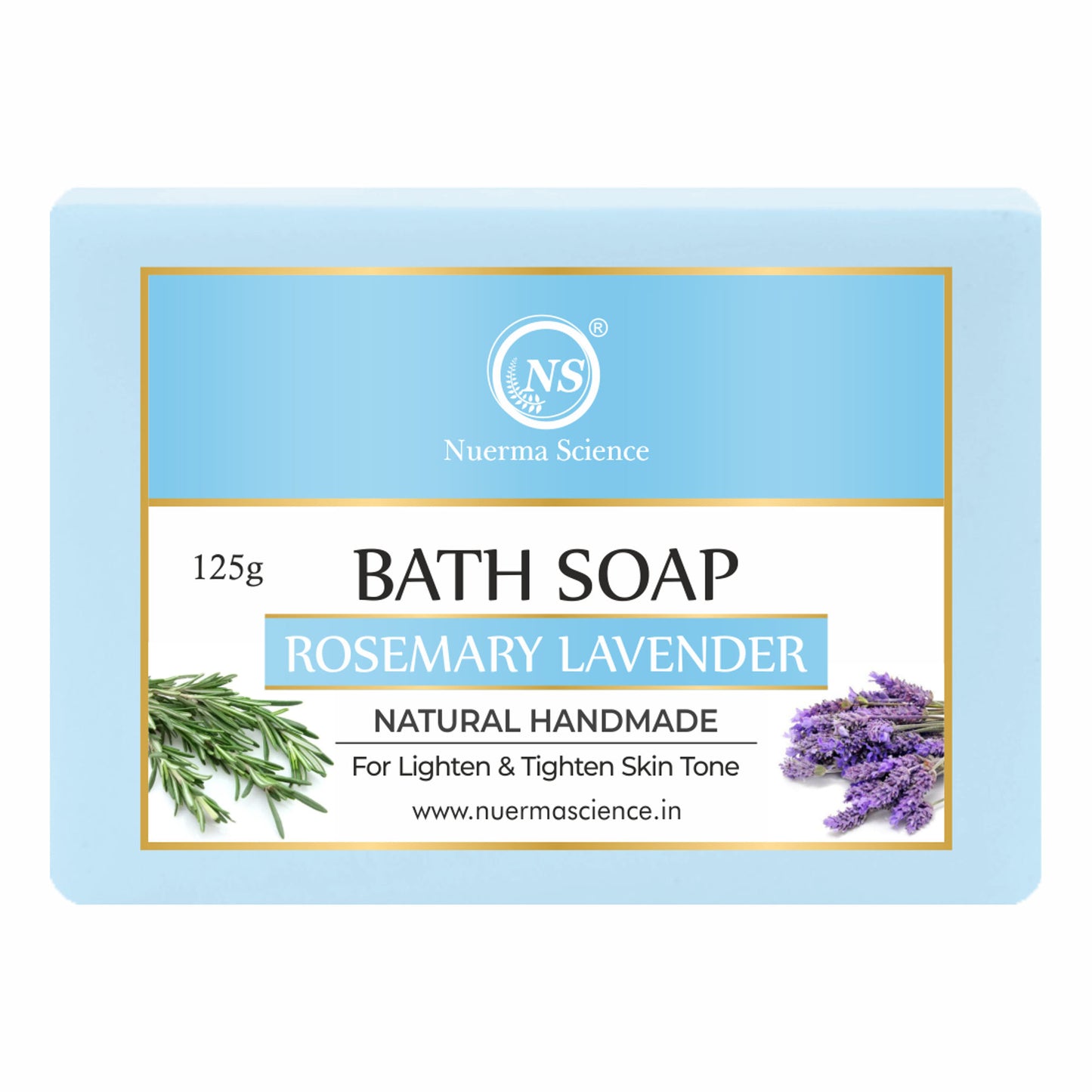 Nuerma Science Natural Rosemary Lavender Handmade Soap
