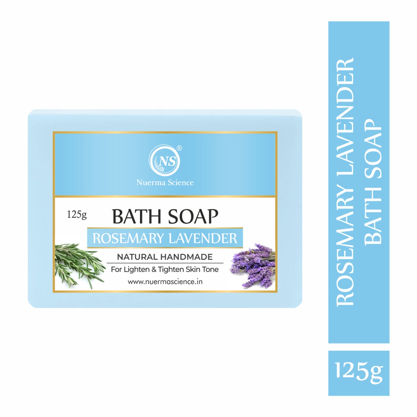 Nuerma Science Natural Rosemary Lavender Handmade Soap