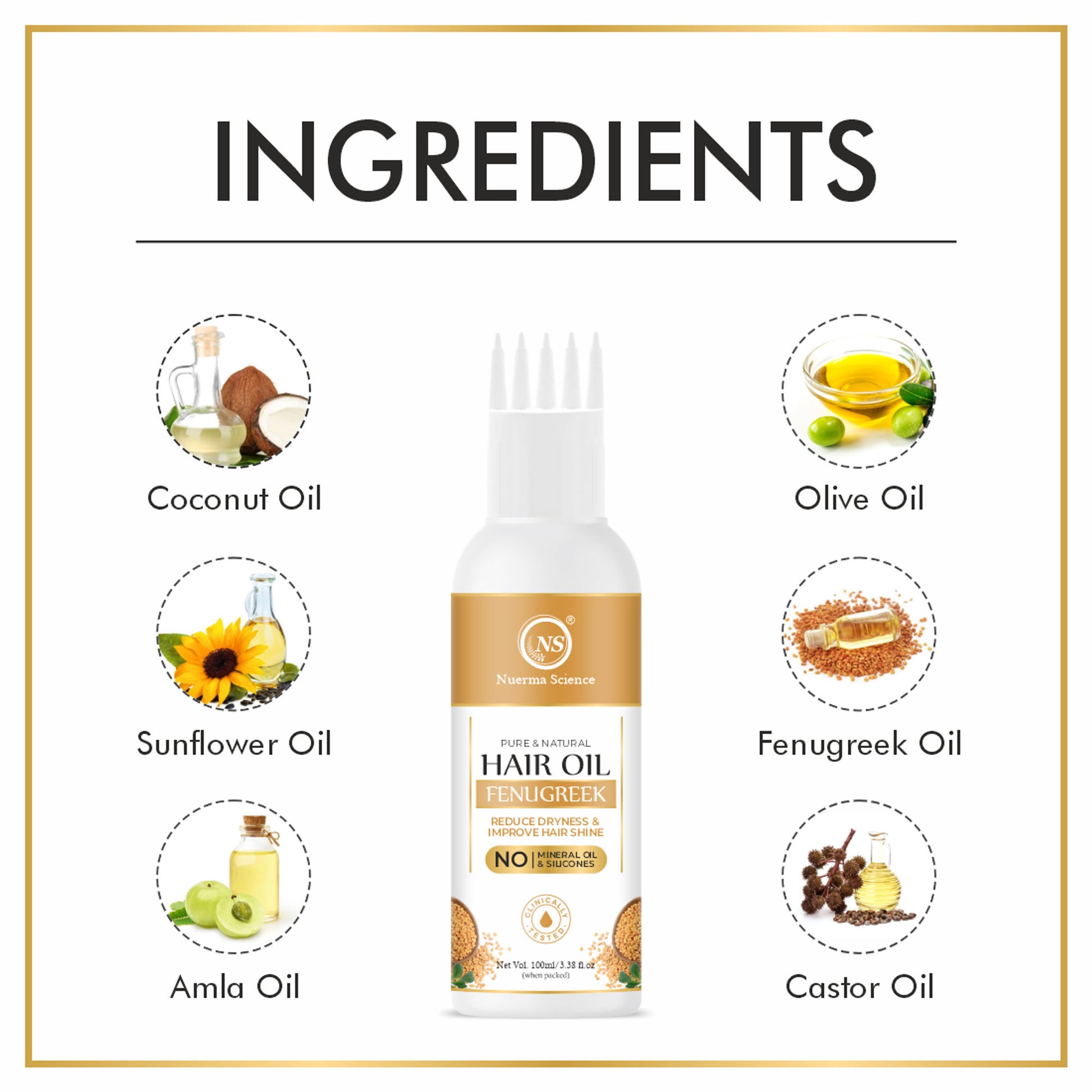 Nuerma Science Fenugreek Hair Oil