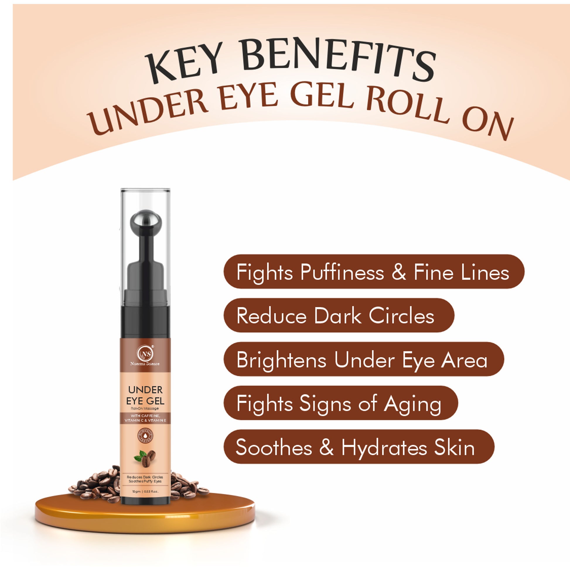 Nuerma Science Under Eye Gel for Dark Circles Removal