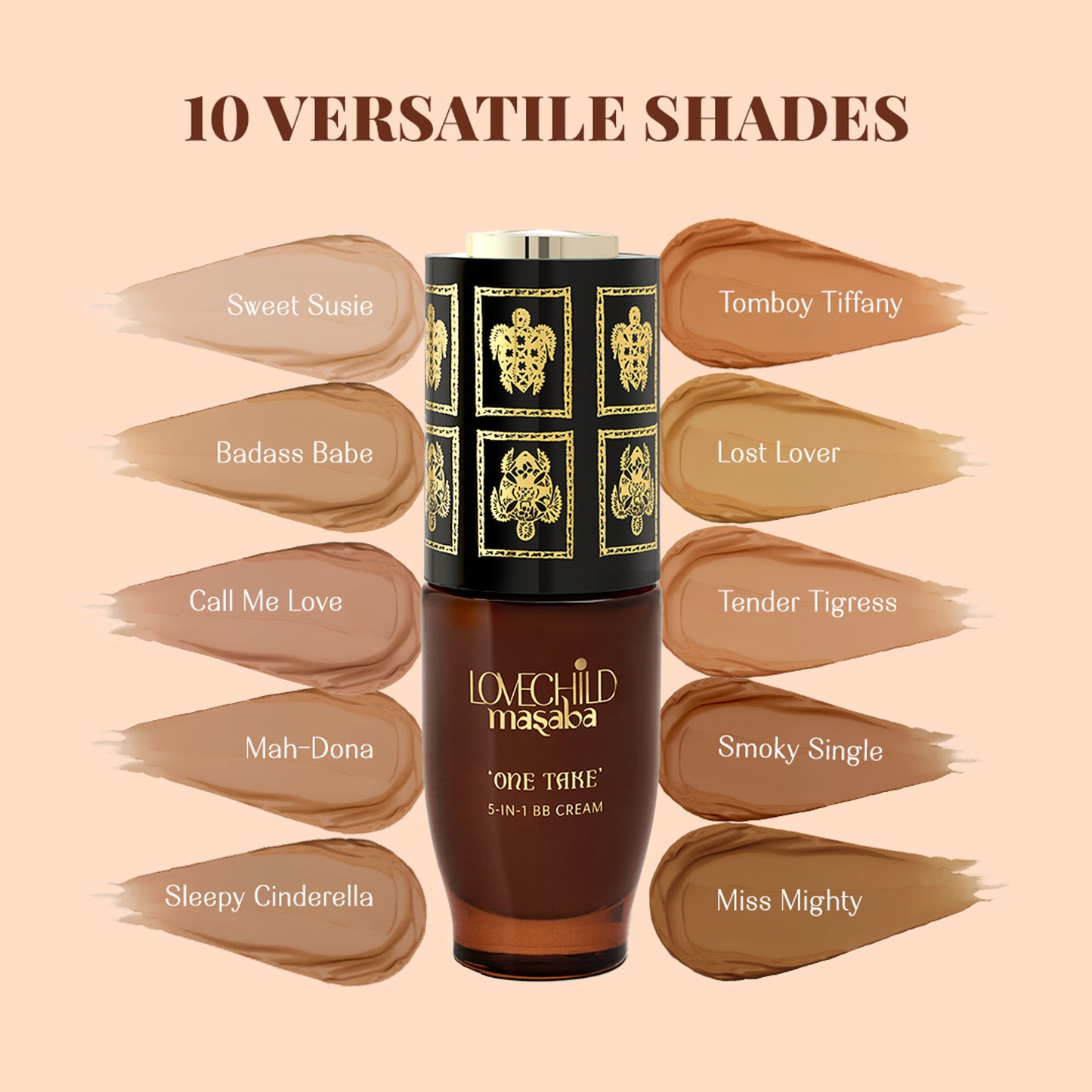 LoveChild Masaba One Take 5-In-1 BB Cream SPF 20 PA++ - Smoky Single