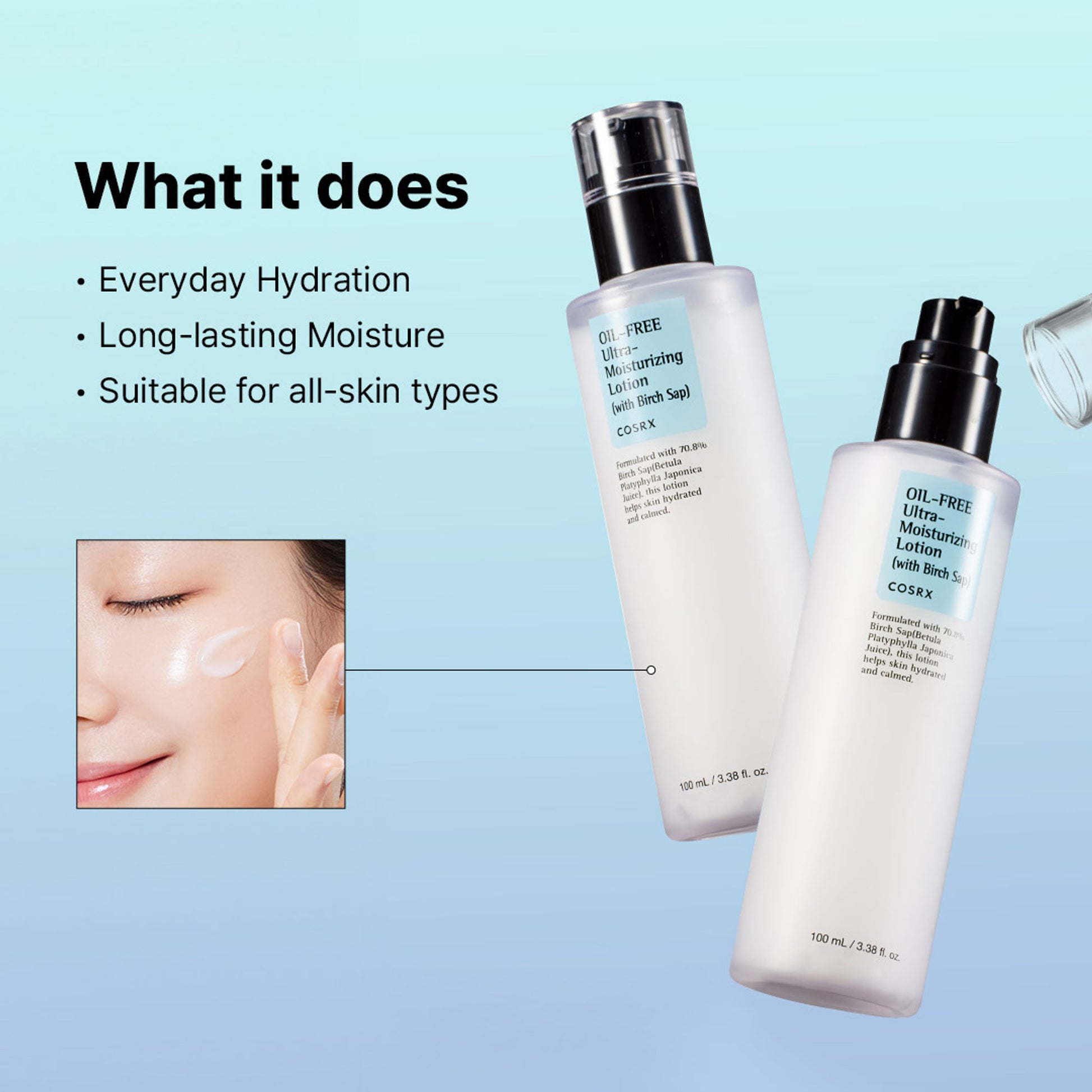 Cosrx Oil Free Ultra Moisturizing Lotion With Birch Sap