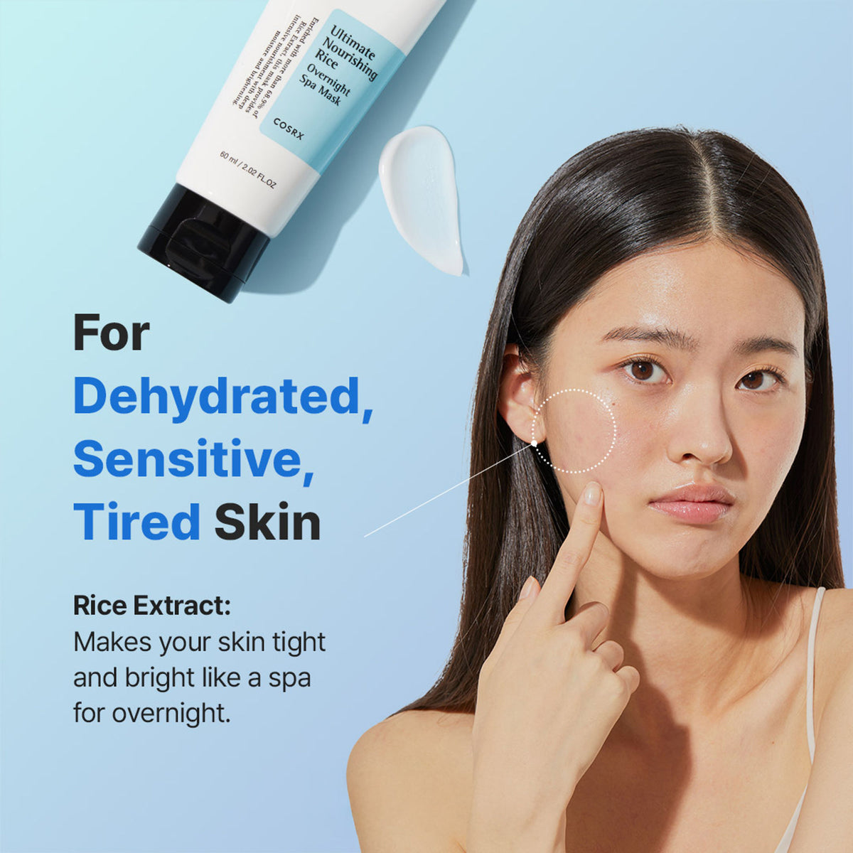 COSRX Ultimate Nourishing Rice Overnight Spa Mask