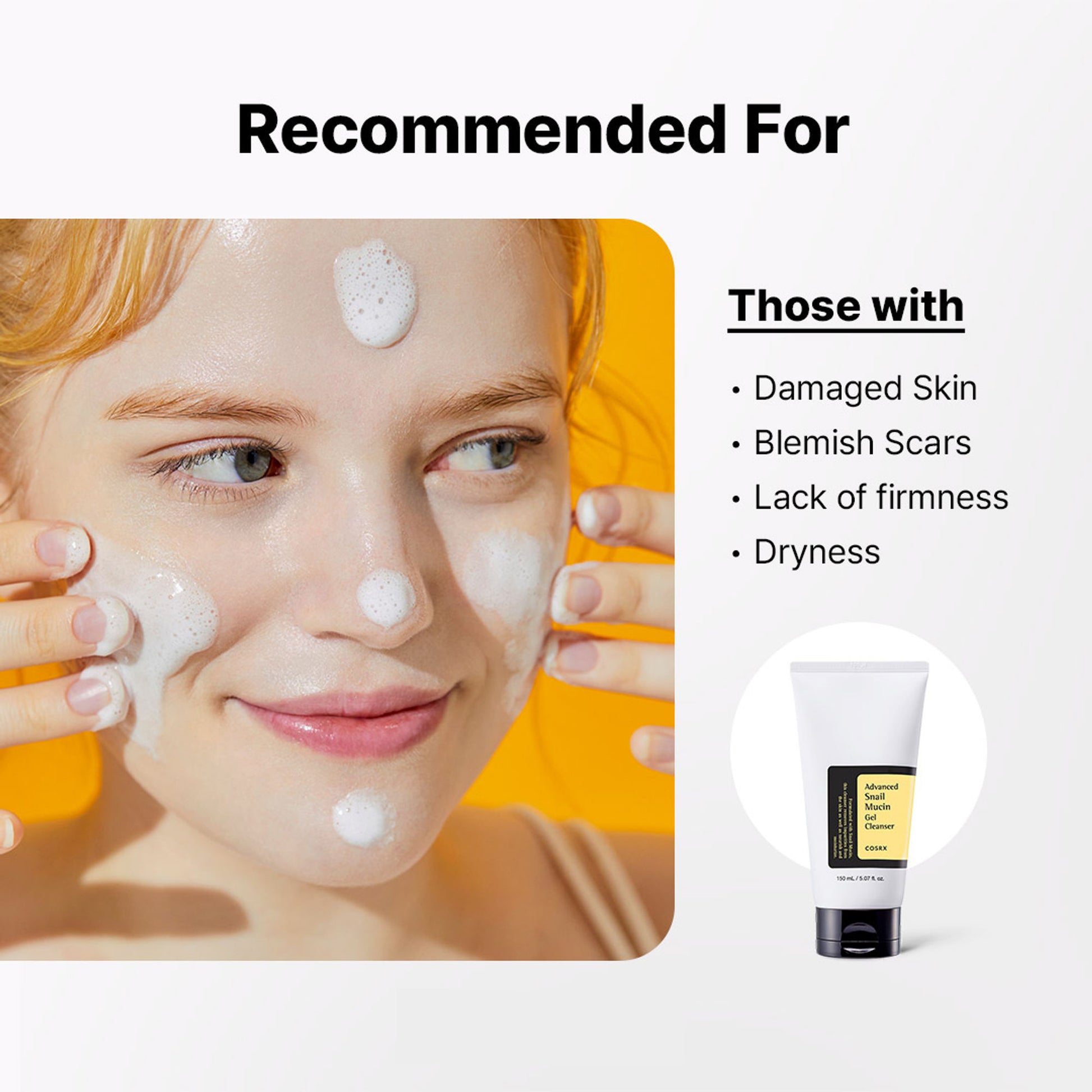 COSRX Advanced Snail Mucin Gel Cleanser