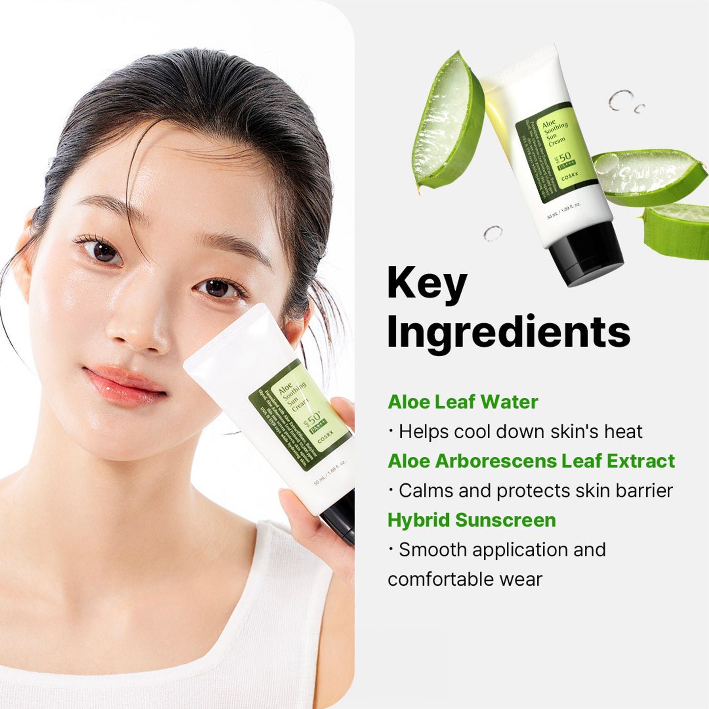 COSRX Aloe Soothing Sun Cream SPF 50+ PA+++