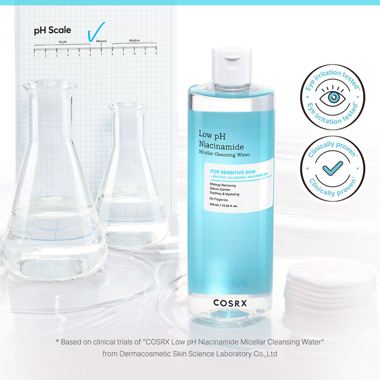 COSRX Low pH Niacinamide Micellar Cleansing Water
