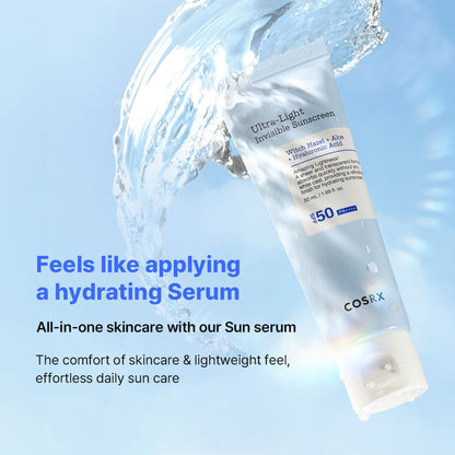 COSRX Ultra-Light Invisible Sunscreen SPF50 PA++++