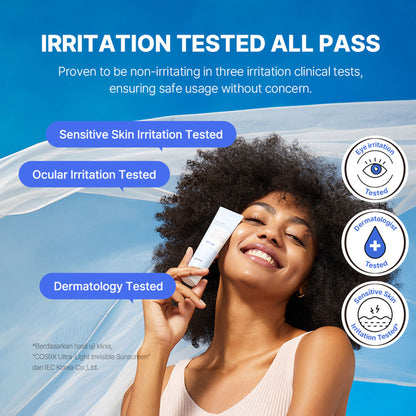 COSRX Ultra-Light Invisible Sunscreen SPF50 PA++++