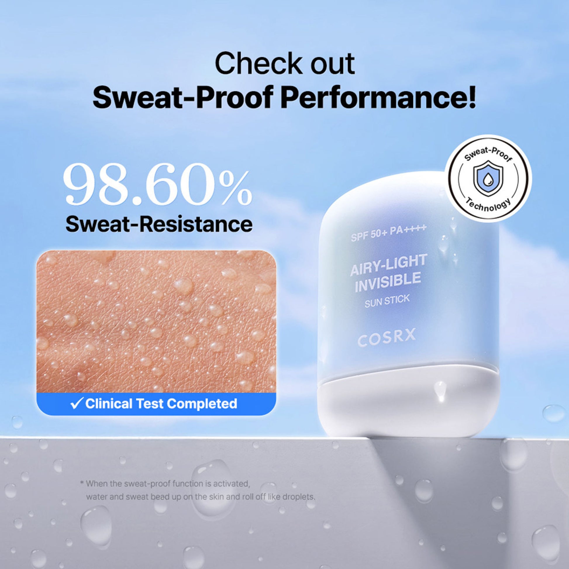 COSRX Airy-Light Invisible Sun Stick SPF 50+ PA++++