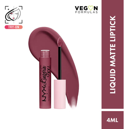 NYX Professional Makeup Lip Lingerie Xxl Matte Liquid Lipstick - Turn On - Bust Ed