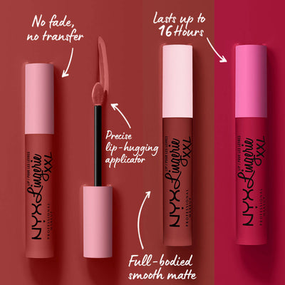 NYX Professional Makeup Lip Lingerie Xxl Matte Liquid Lipstick - Bust Ed