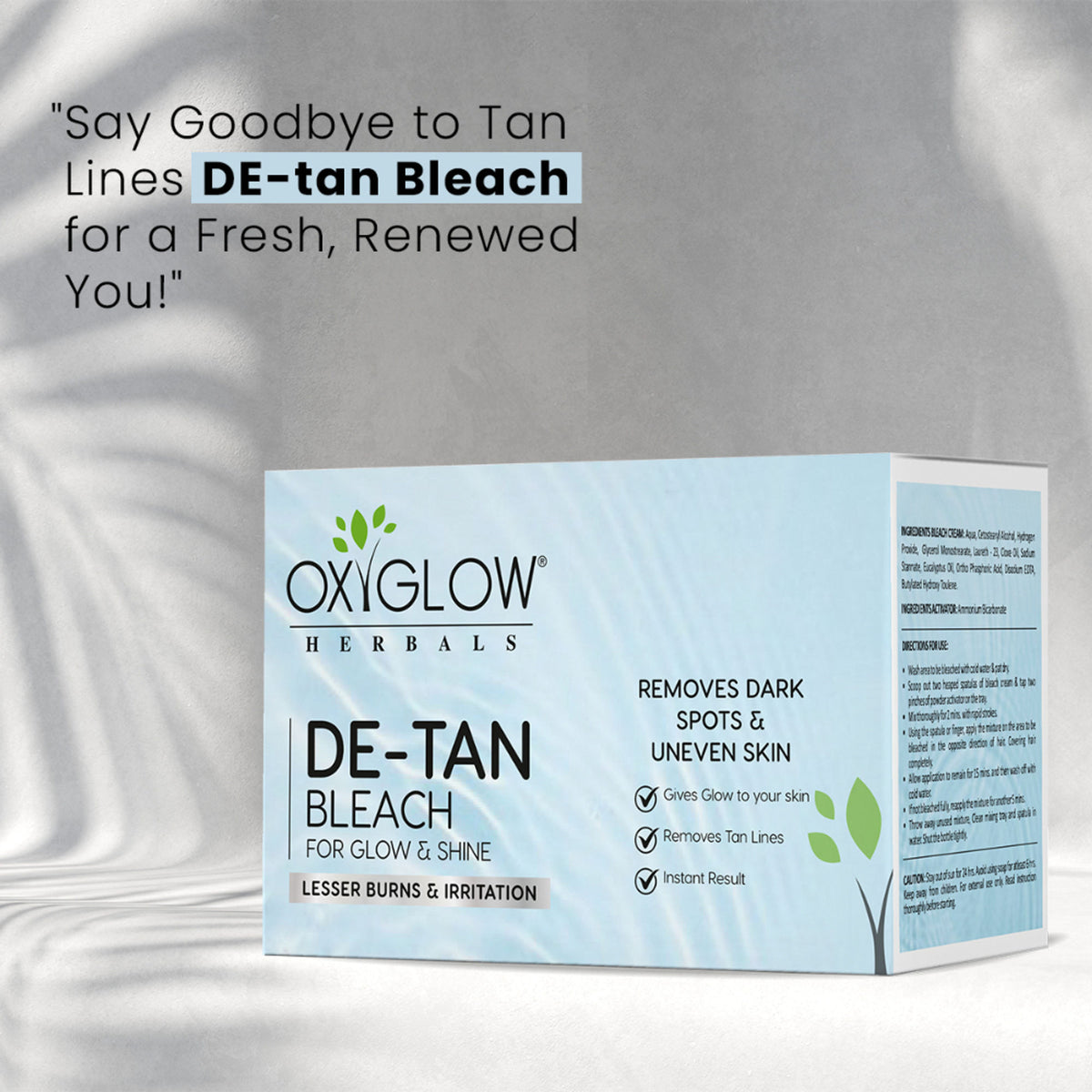 Oxyglow Herbals D-Tan Bleach Cream