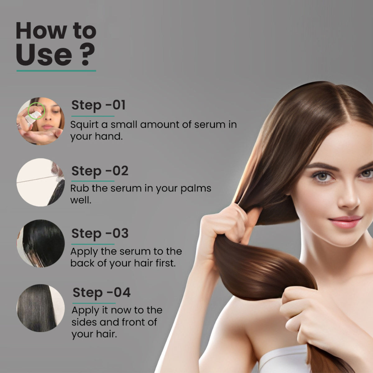 Oxyglow Herbals Keratin Hair Serum