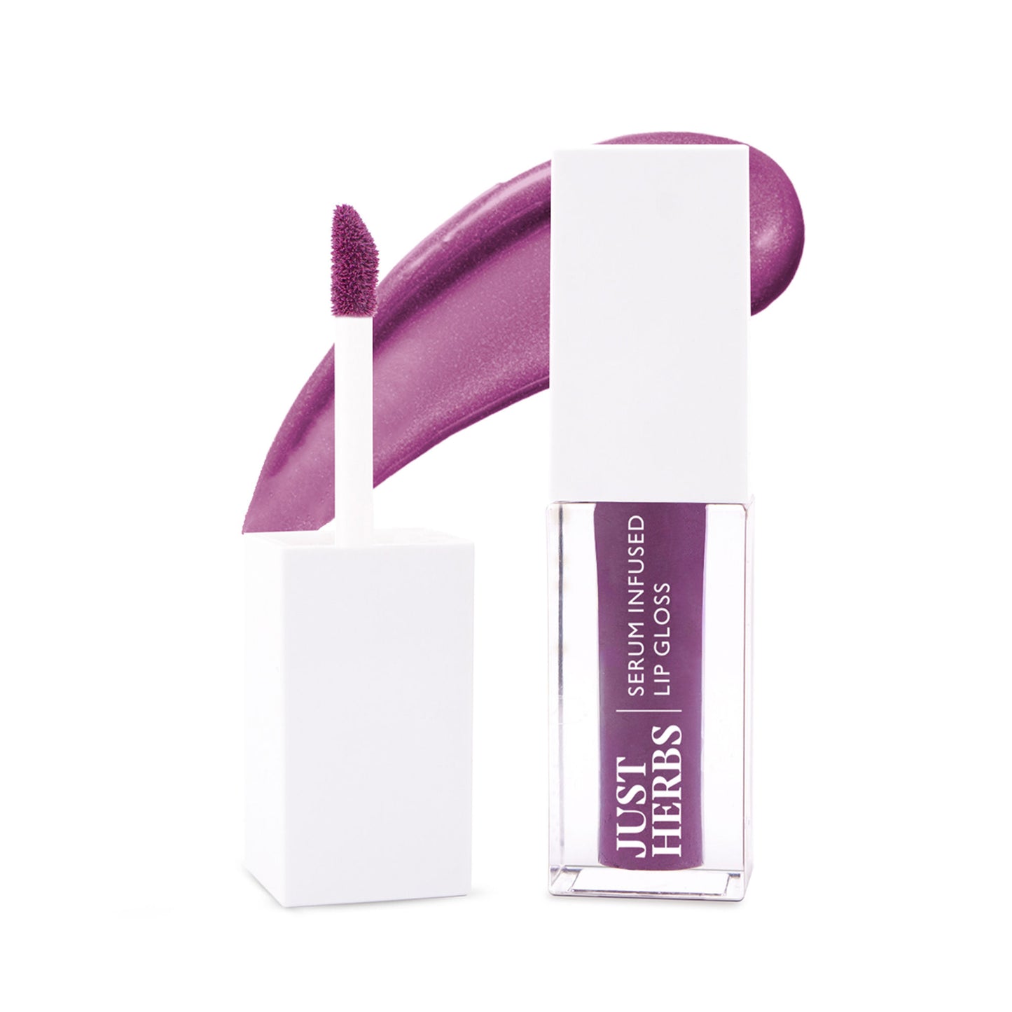 Just Herbs Serum Infused Lip Gloss, Cherry Blossom – Glossy Finish & Hydrating Feel - Juicy Berry