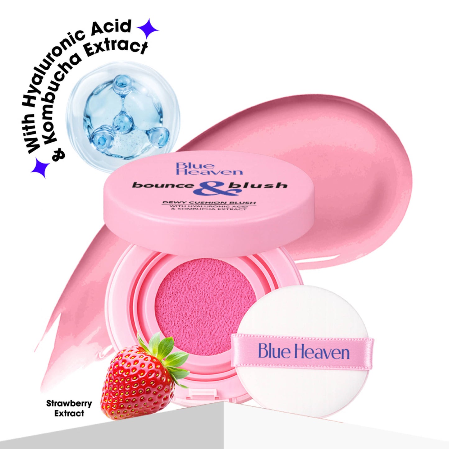 Blue Heaven Bounce & Blush Cushion Blush - Rosy Bounce