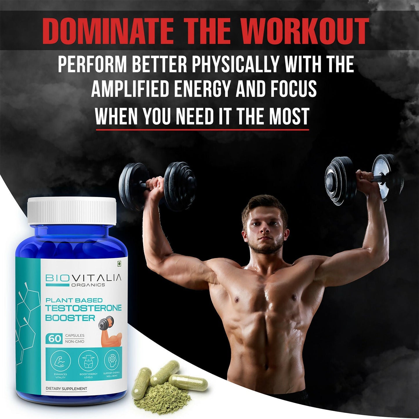 Biovitalia Testosterone Booster Capsules
