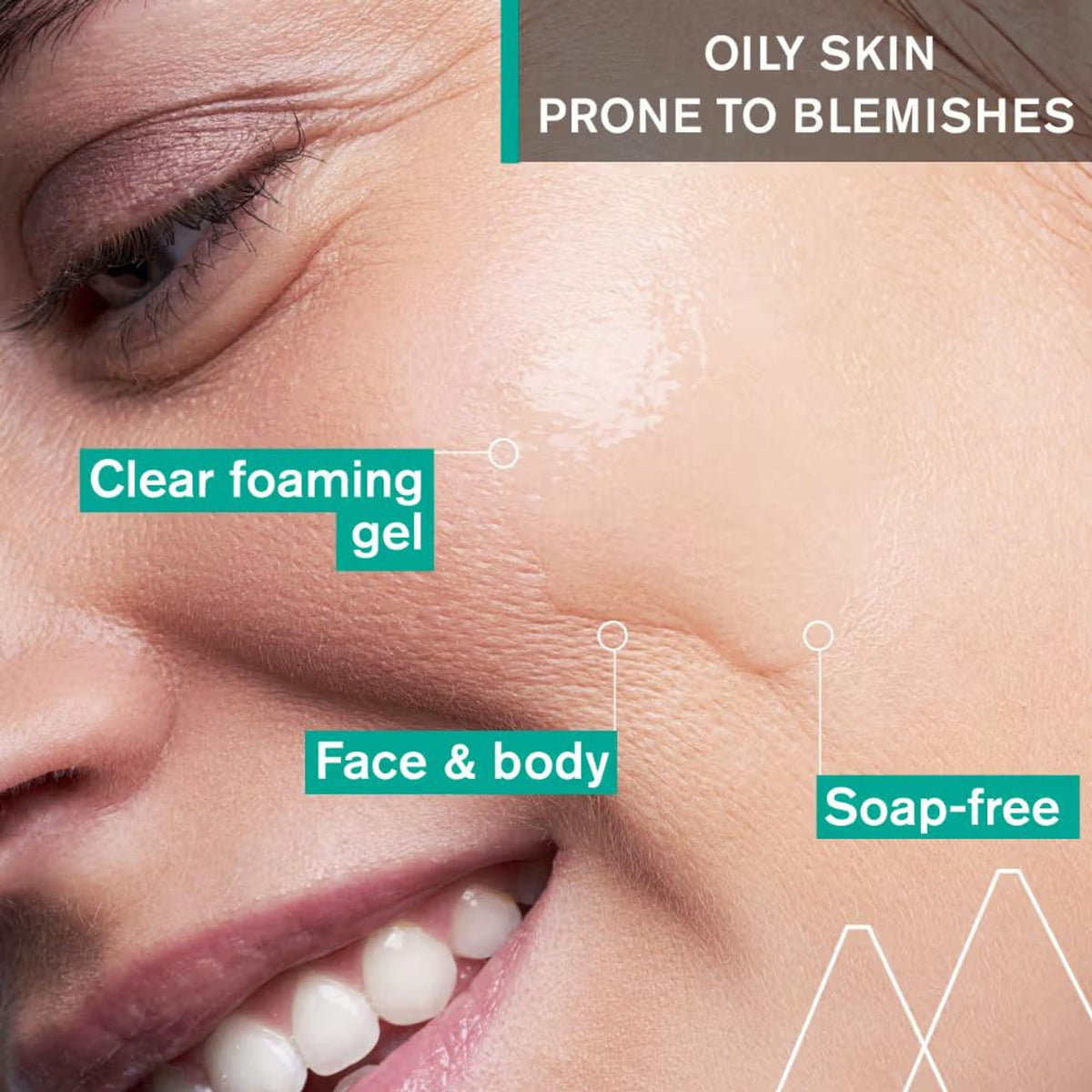 Uriage Hyseac Gentle Gel Face Wash for Oily Acne Prone Skin Foams, Purifies & Eliminates Excess Oil