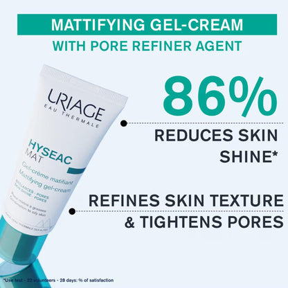 Uriage Hyseac Matifying Emulsion Face Cream Combination to Oily Skin Controls Shine & Tightens Pores