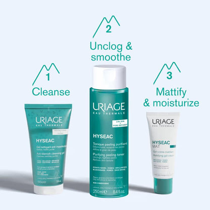 Uriage Hyseac Matifying Emulsion Face Cream Combination to Oily Skin Controls Shine & Tightens Pores