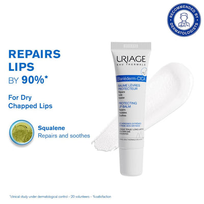 Uriage Bariederm-Cica Protecting Dermat Recommended Lip Balm Repairs Soothes Chapped Damaged Lips
