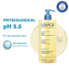 Uriage Cleansing Oil with 25% Glycerin Dermat Recommended Gently Cleanses & Moisturizes Face & Body