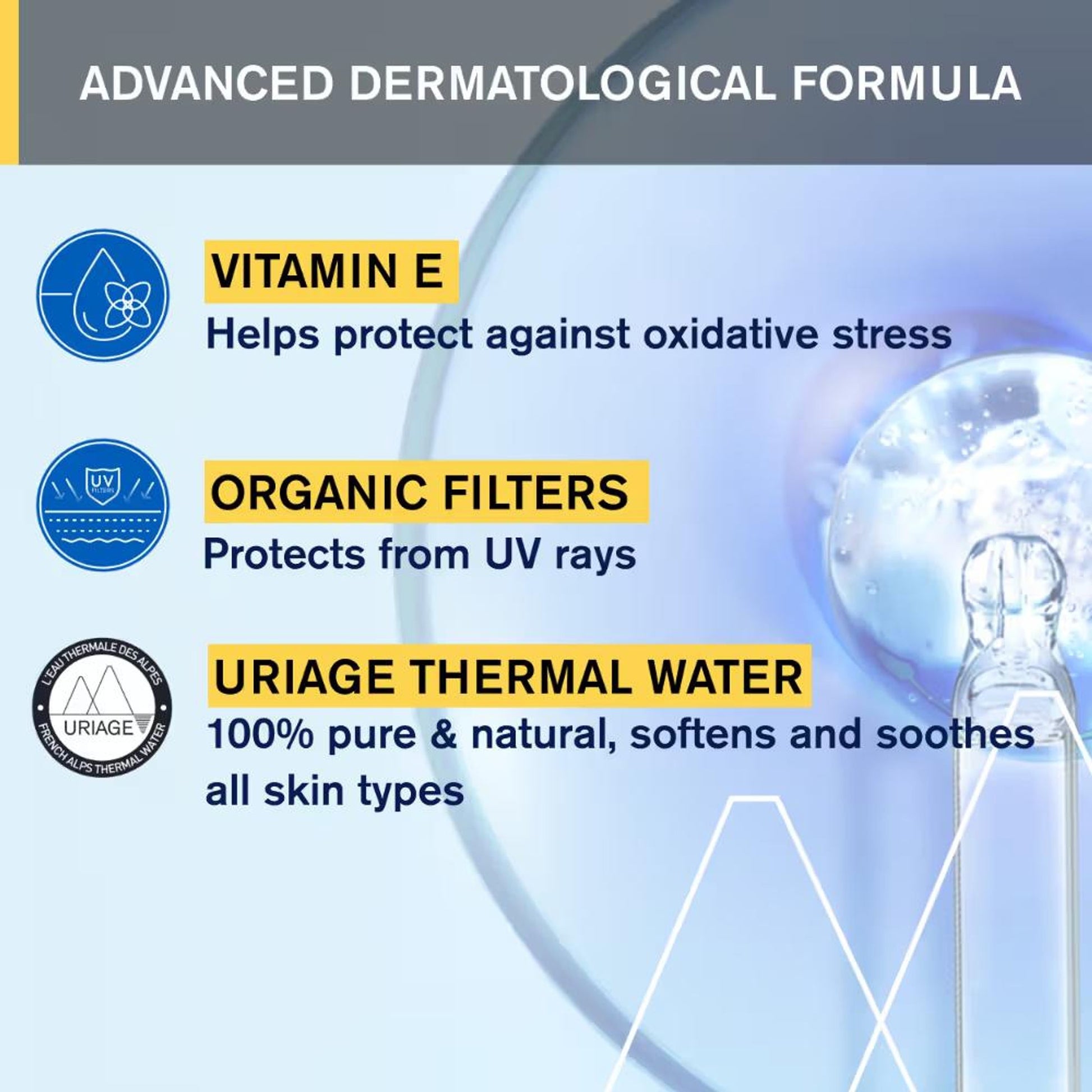 Uriage Bariesun Moisturizing Dry Touch Sunscreen Spray Mist SPF50+ with Vitamin E Dermat Recommended
