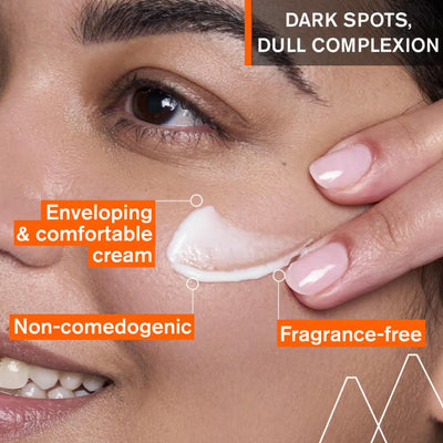 Uriage Depiderm Anti-Dark Spot Face Cream 3% AHA & Vitamin C for Melasma Prevents Dark Spots