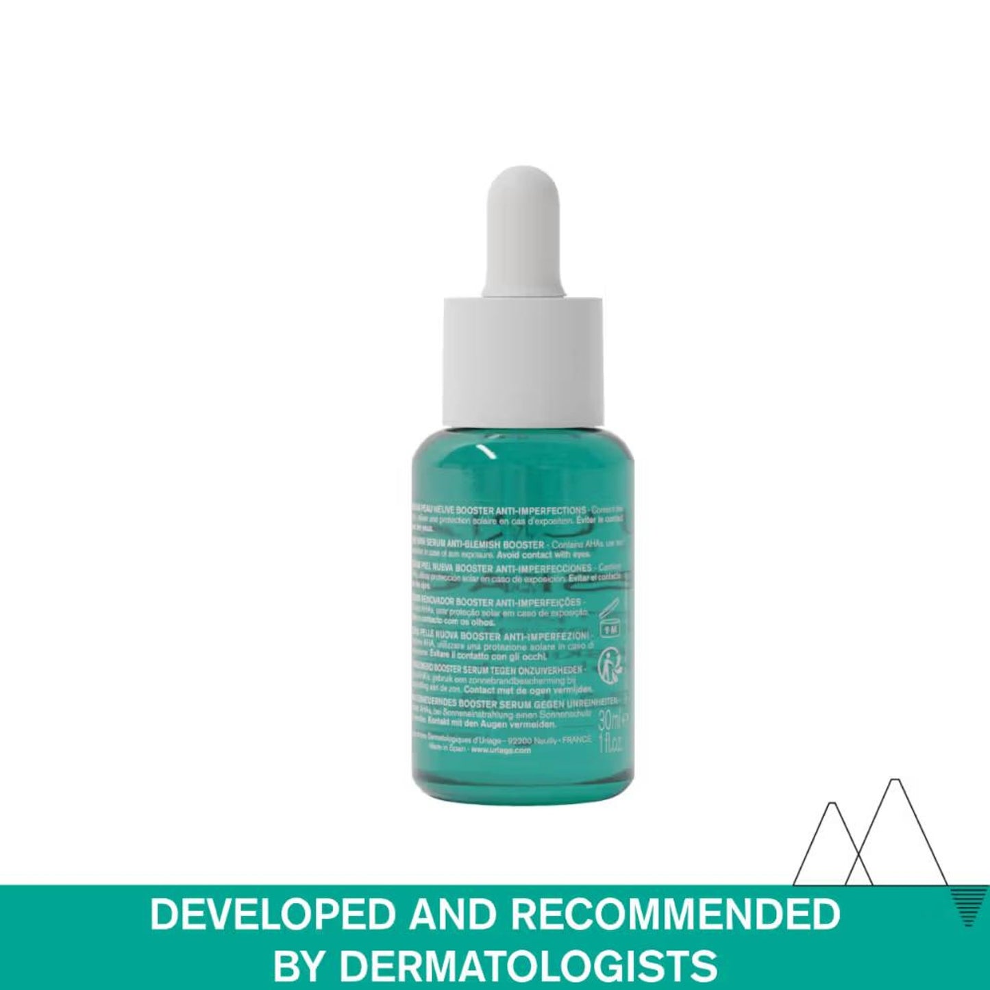 Uriage Hyseac Skin Anti-Blemish Serum 5.8% AHA for Hormonal Peak & Stress Acne Dermat Recommended