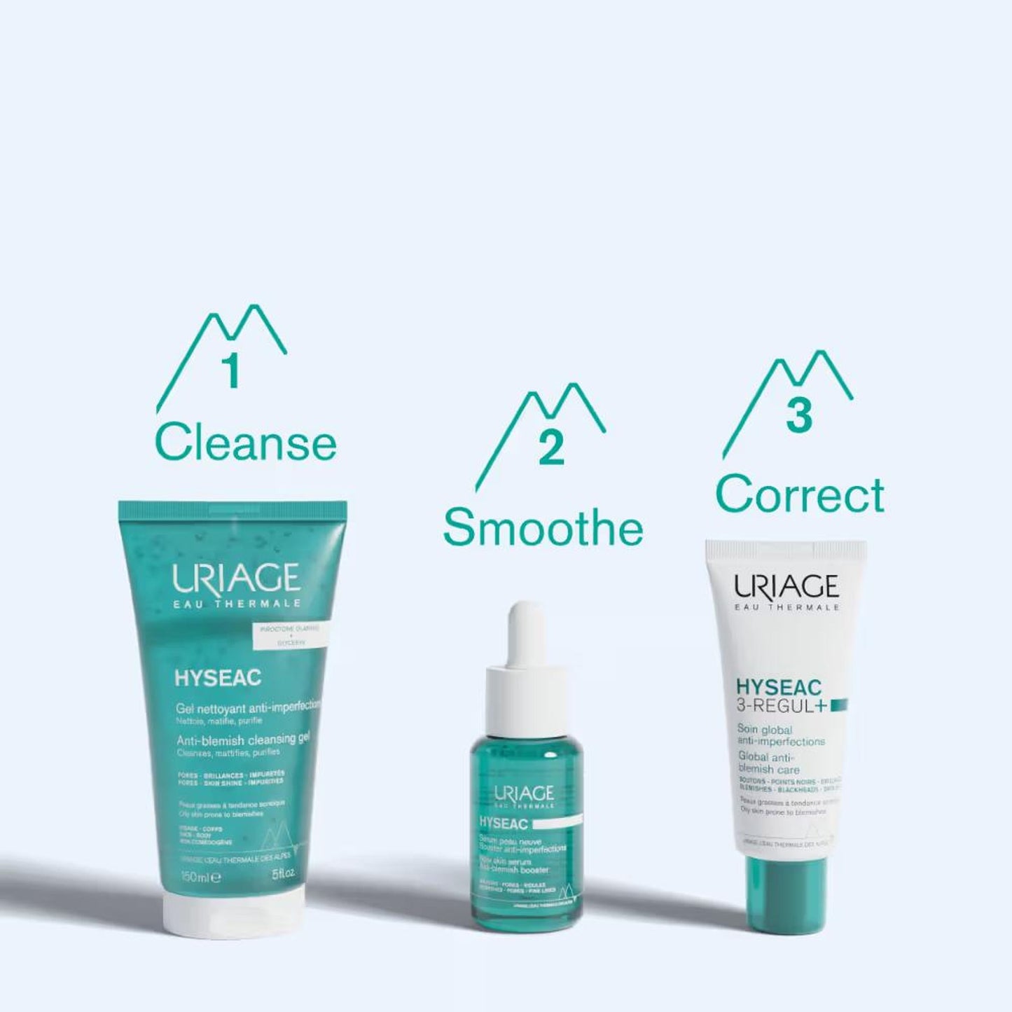 Uriage Hyseac Skin Anti-Blemish Serum 5.8% AHA for Hormonal Peak & Stress Acne Dermat Recommended