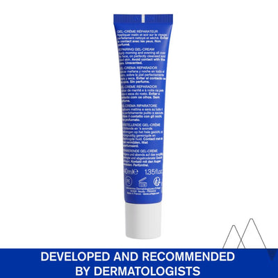 Uriage Cica-Daily Repairing Gel Face Cream Rejuvenates Skin Centella Asiatica Hyaluronic Acid Cu-Zn