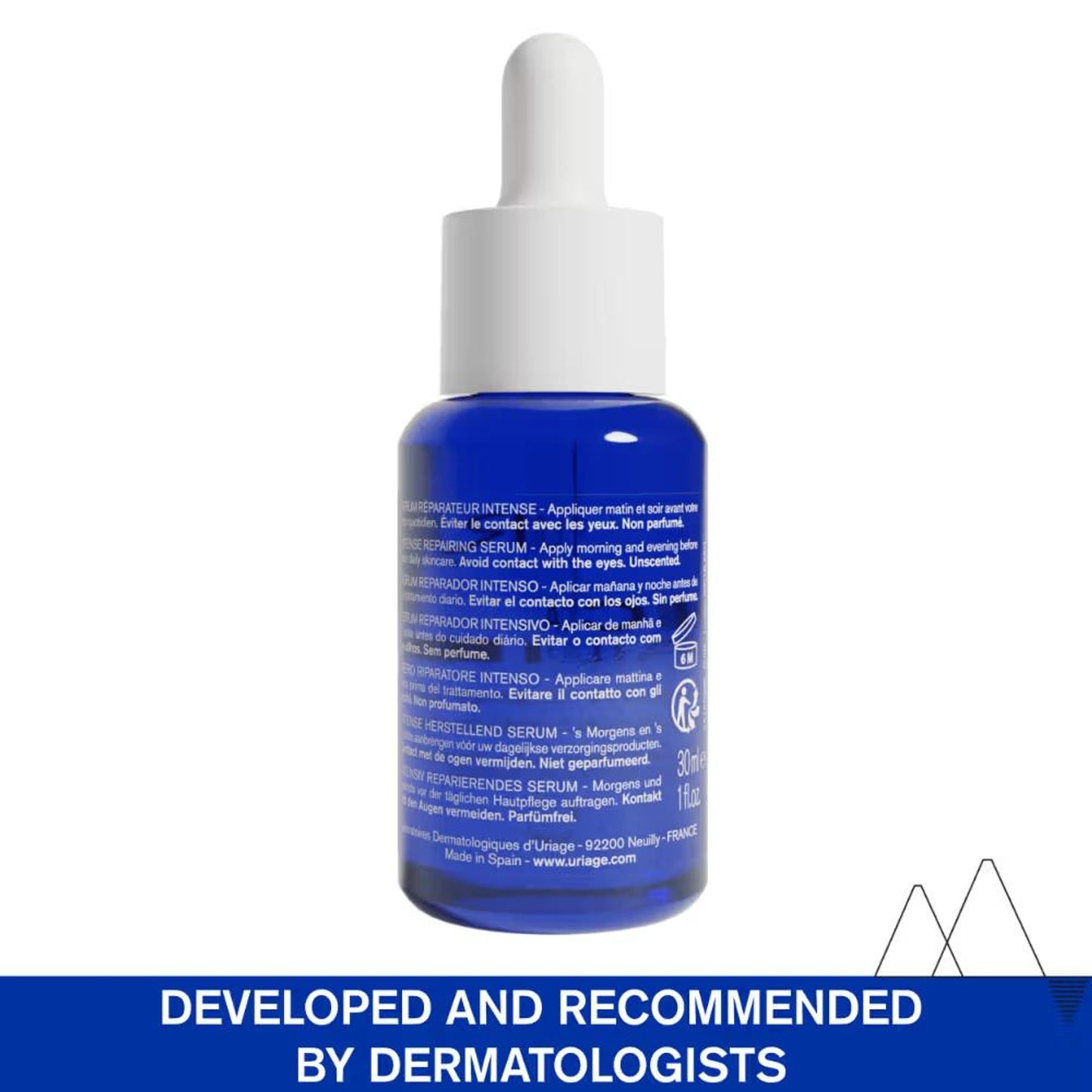 Uriage Cica-Daily Intense Repairing Anti-Pollution Serum 10.5% Thermal Biotic Complex Repairs Skin