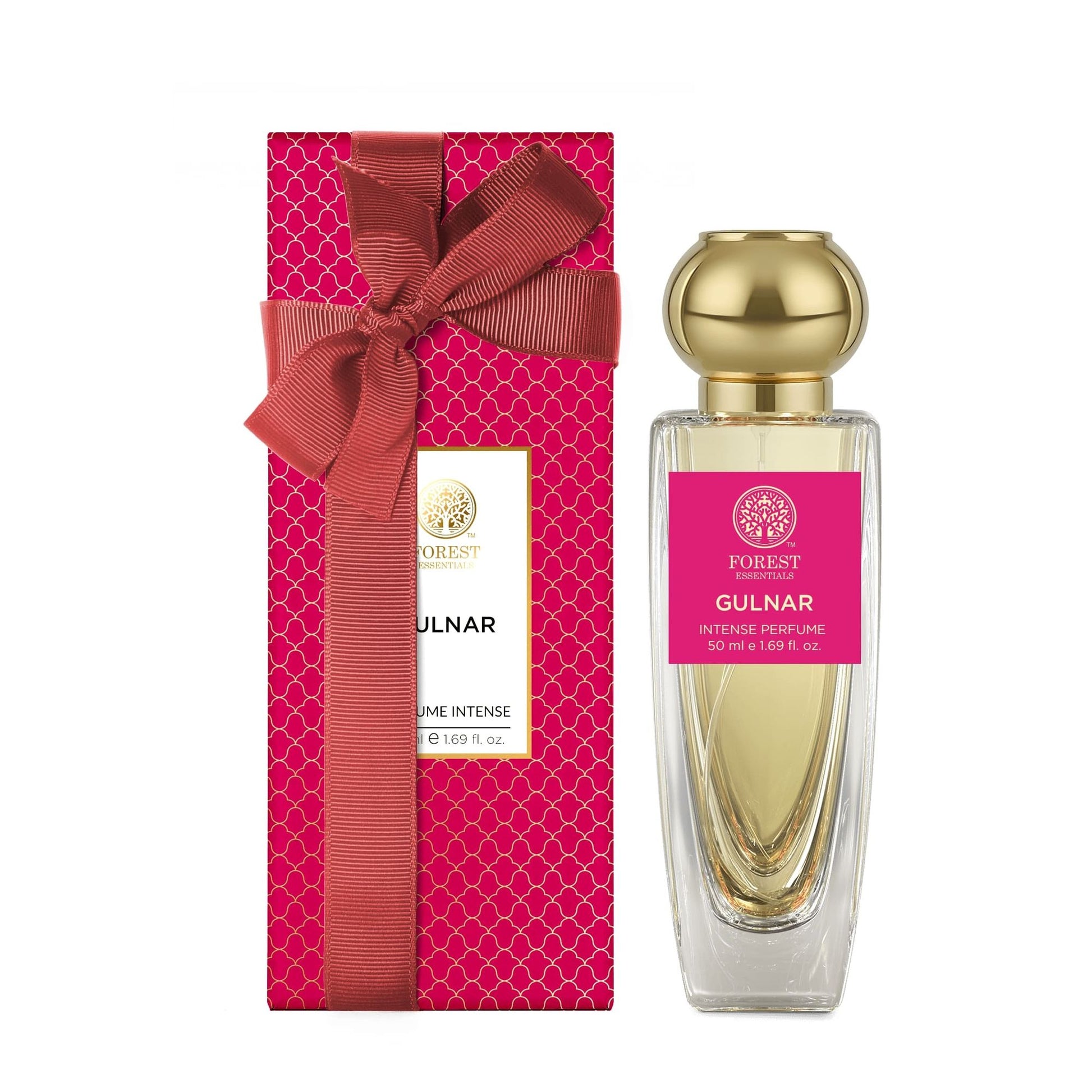 Forest Essentials Intense Perfume Rose & Carnation - Long Lasting Luxury Perfume For Her