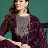 Dhiyona IE Ethnic Motifs Embroidered Kurta with Trousers & With Dupatta