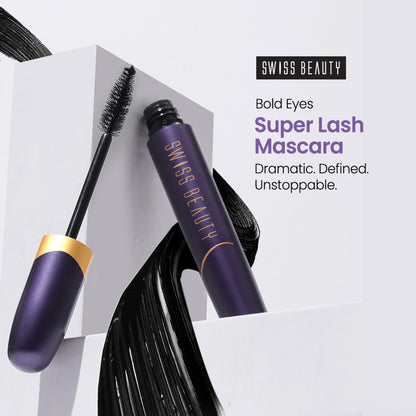 Swiss Beauty Bold Eyes Super Lash Mascara Waterproof - Black