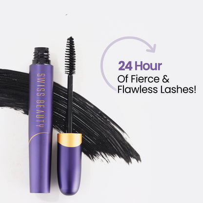 Swiss Beauty Bold Eyes Super Lash Mascara Waterproof - Black