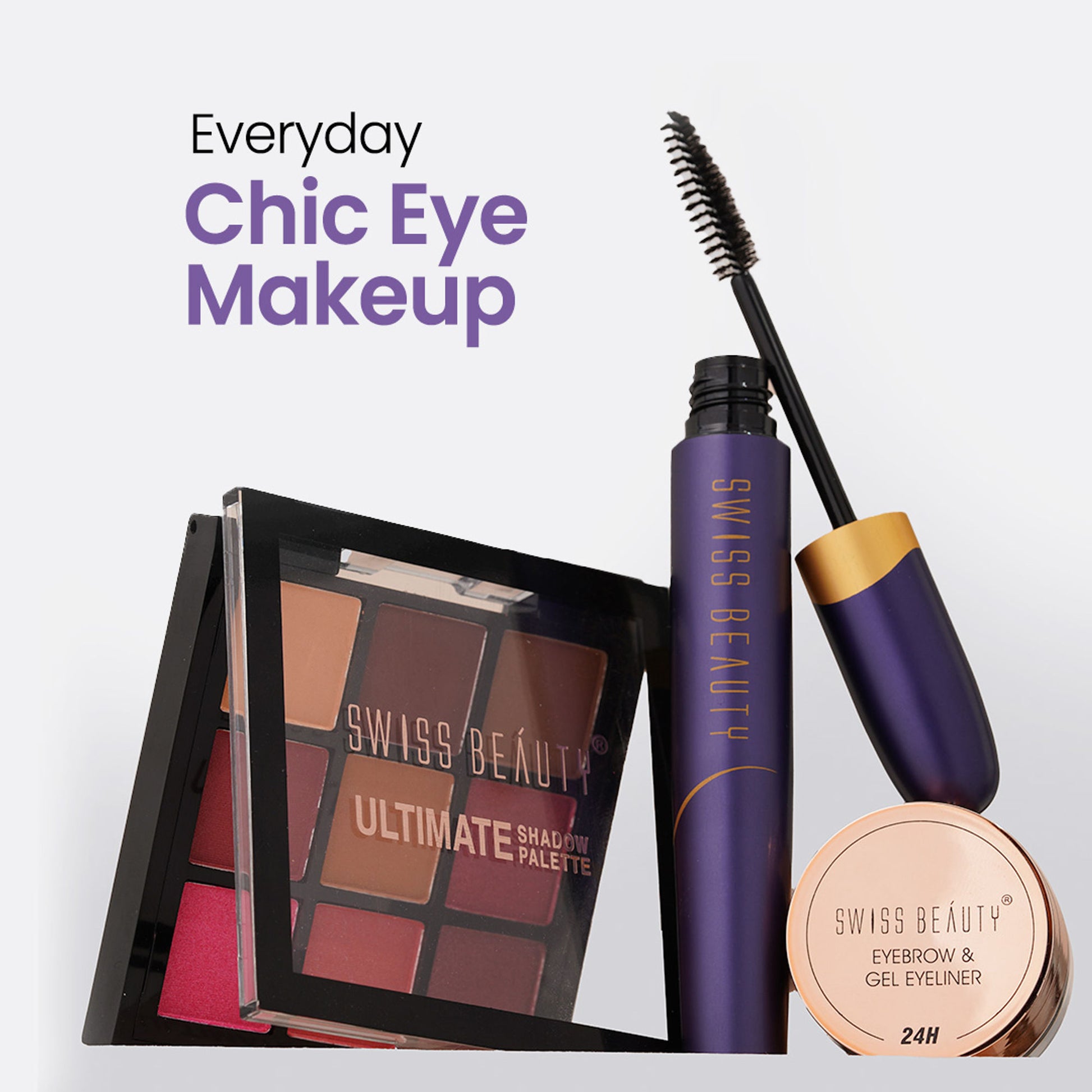 Swiss Beauty Bold Eyes Super Lash Mascara Waterproof - Black