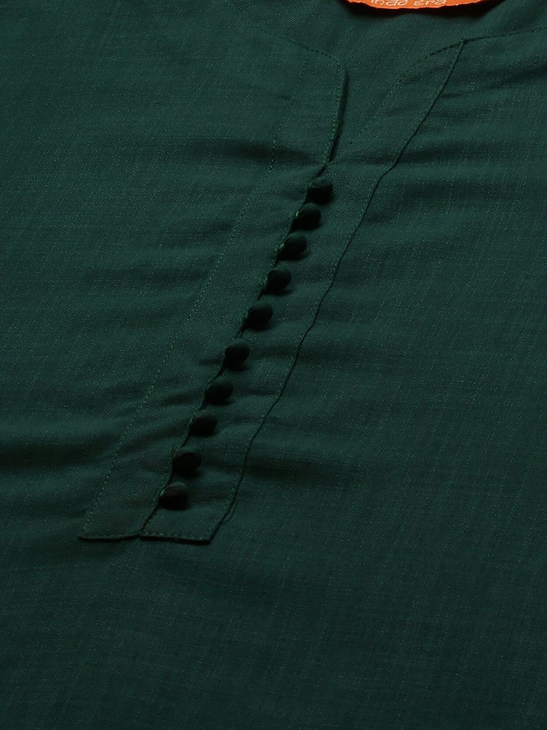 Indyancart IE Women Green Pure Cotton Kurta with Palazzos & Dupatta