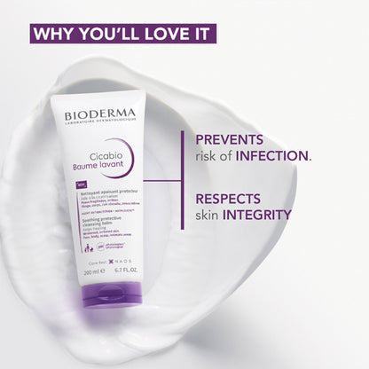 Bioderma Cicabio Baume Lavant Face Wash For Weakened And Irritated Skin