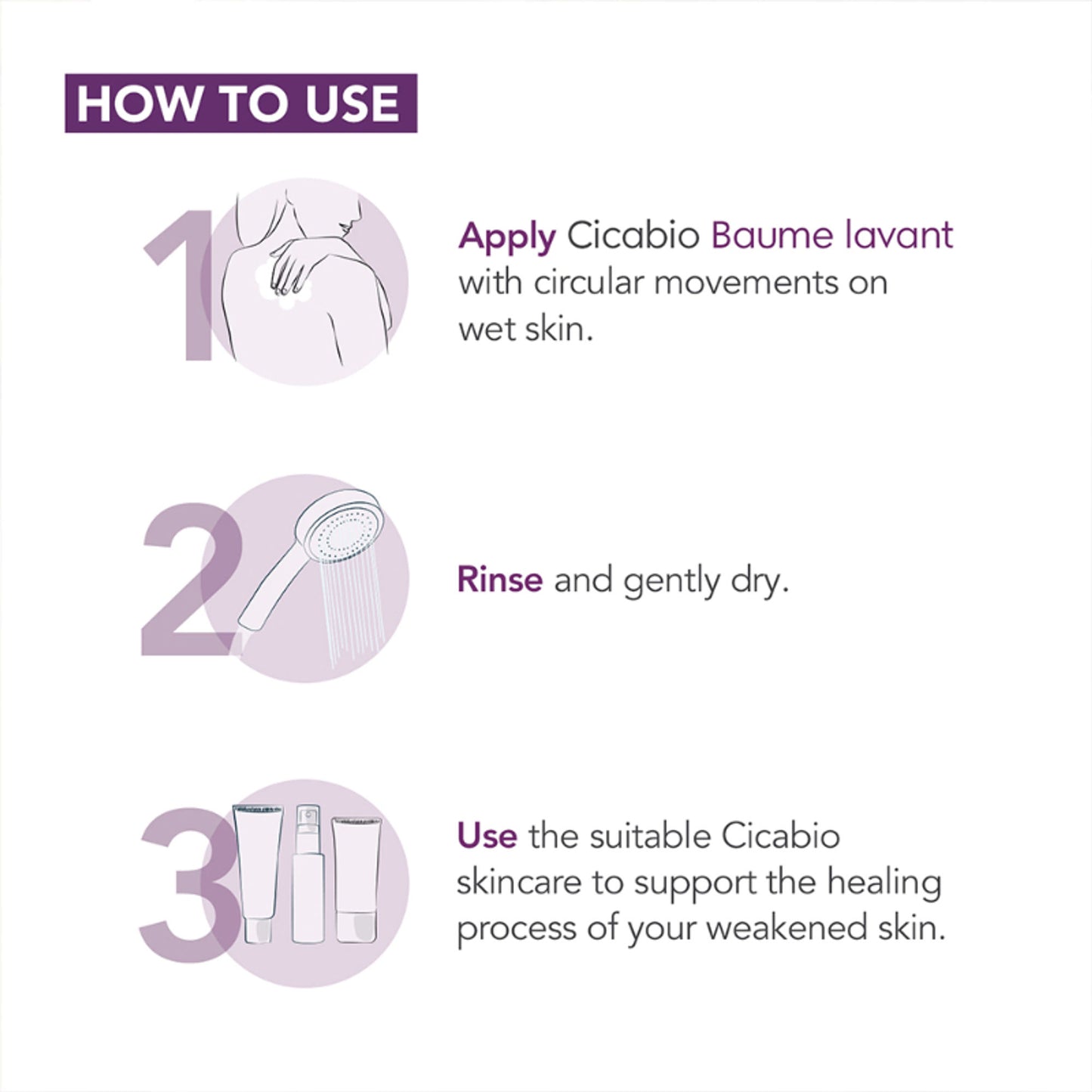 Bioderma Cicabio Baume Lavant Face Wash For Weakened And Irritated Skin