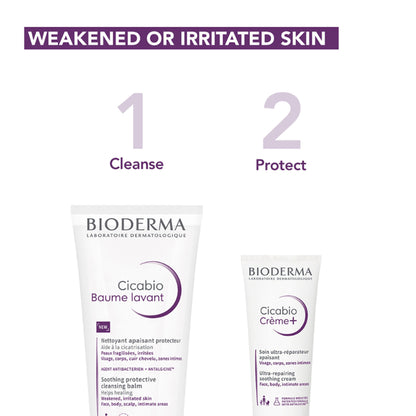 Bioderma Cicabio Baume Lavant Face Wash For Weakened And Irritated Skin