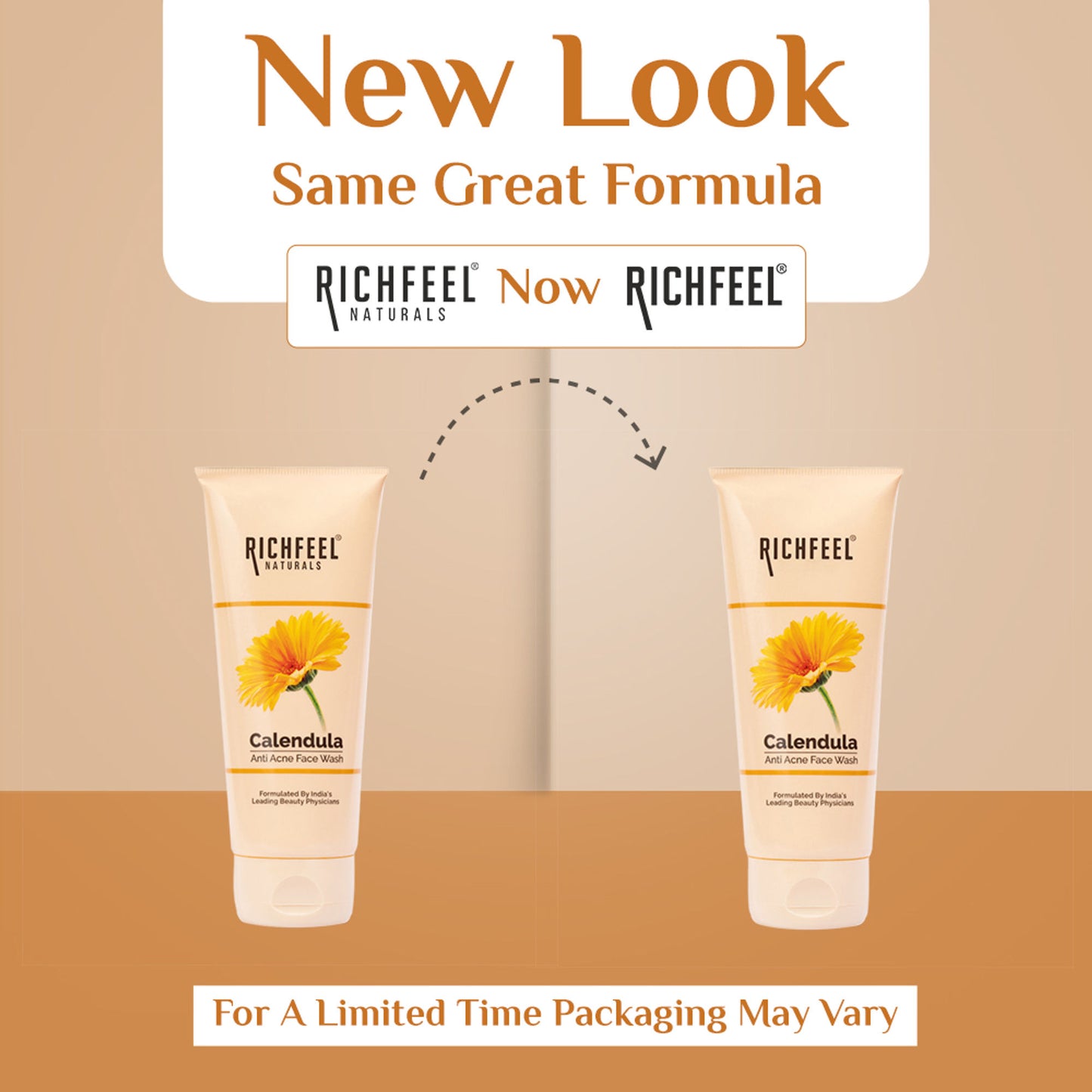 Richfeel Anti Acne Face Wash - Prevents Breakouts, Soothes & Replenishes Acne-Prone Skin
