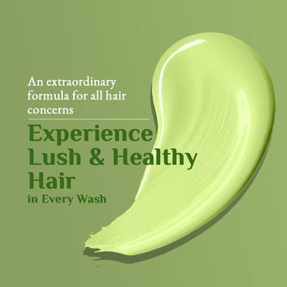 Richfeel Green Apple Shampoo for Dry, Damaged Hair - Nourishes Scalp, Promotes Shine & Smoothness