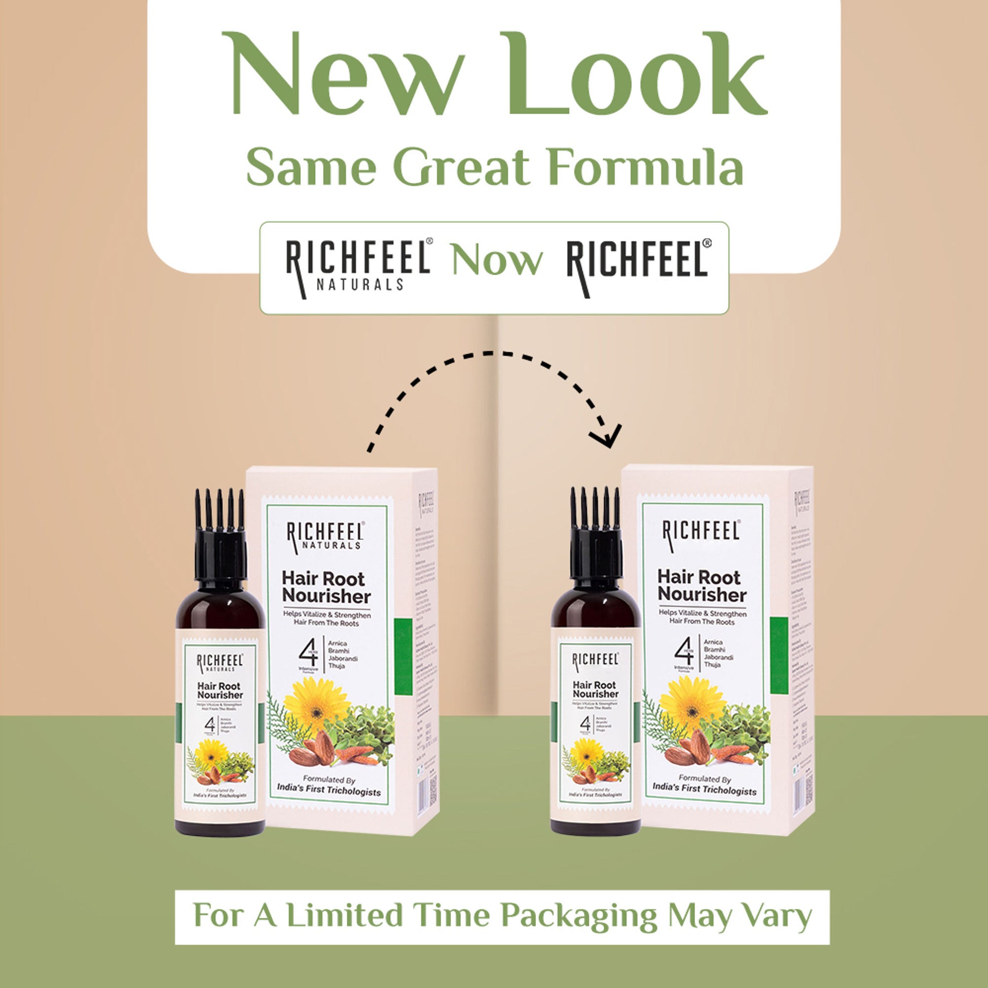 Richfeel Hair Nourisher Oil - Hair Fall Control & Growth Treatment, Trichologist-Developed Formula
