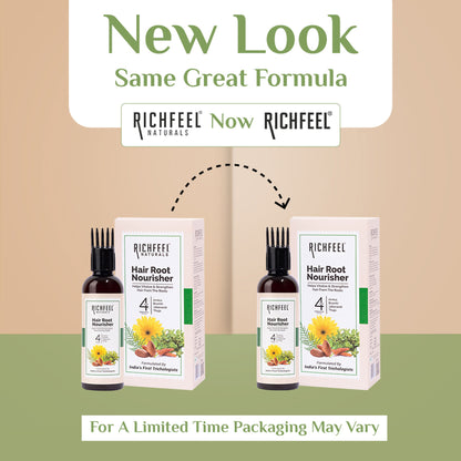 Richfeel Hair Nourisher Oil - Hair Fall Control & Growth Treatment, Trichologist-Developed Formula