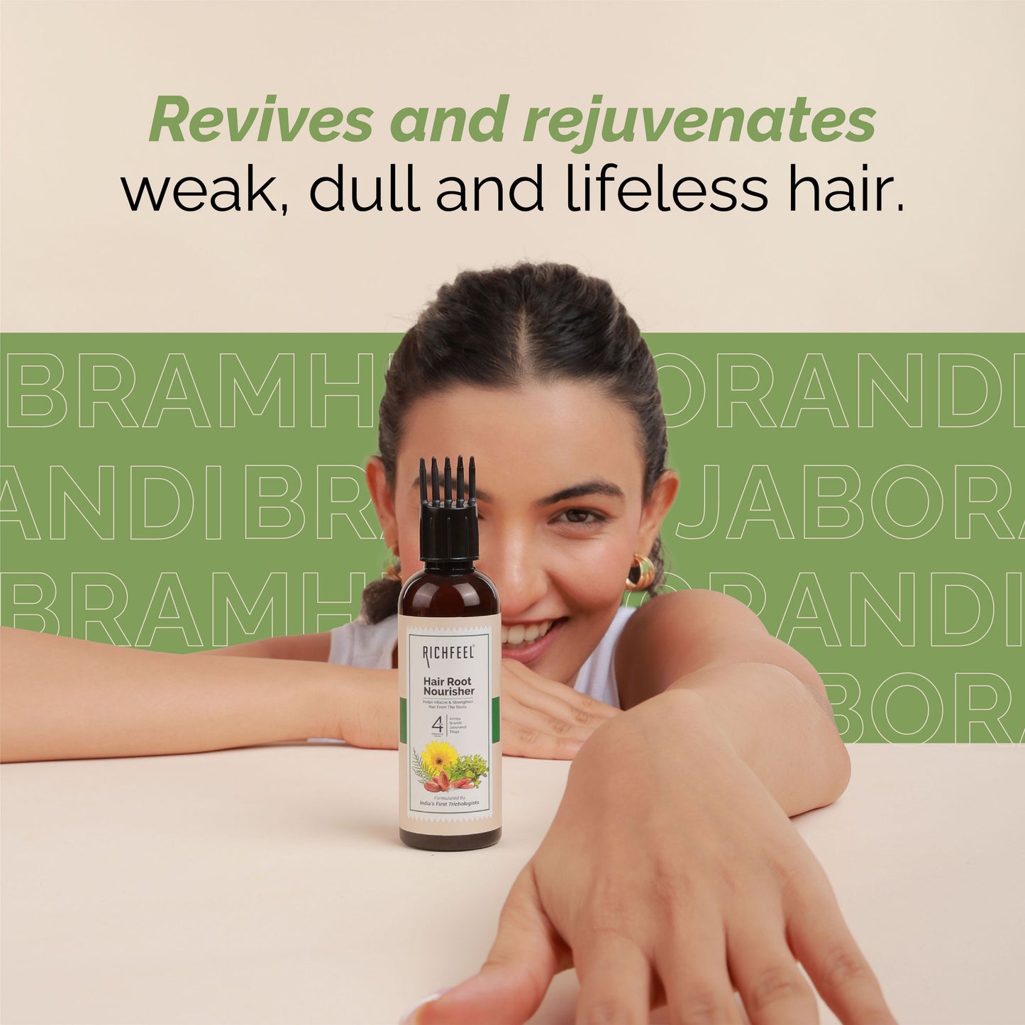 Richfeel Hair Nourisher Oil - Hair Fall Control & Growth Treatment, Trichologist-Developed Formula